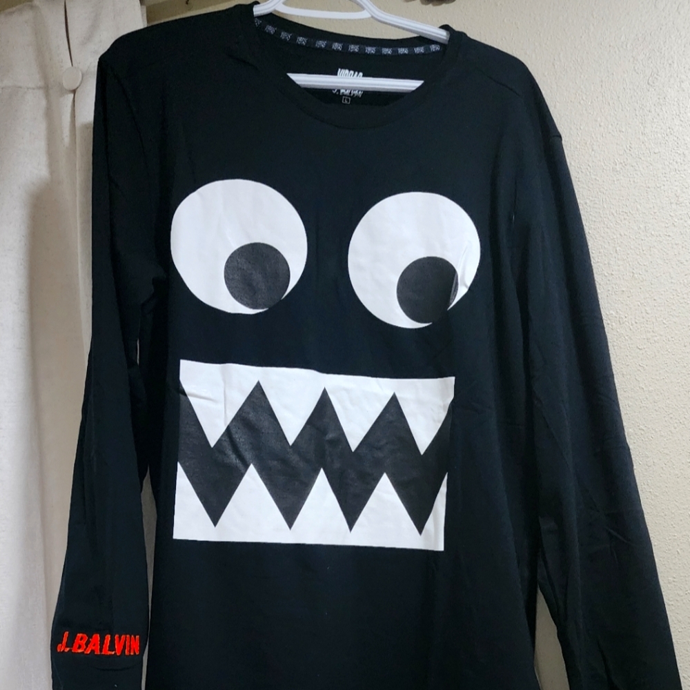 JBalvin Reggaeton Tour Long Sleeve Shirt Vibras Size Large